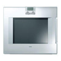 GAGGENAU BO 280/281 Instruction Manual
