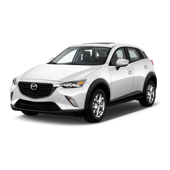 Mazda 2016 CX3 Manuals
