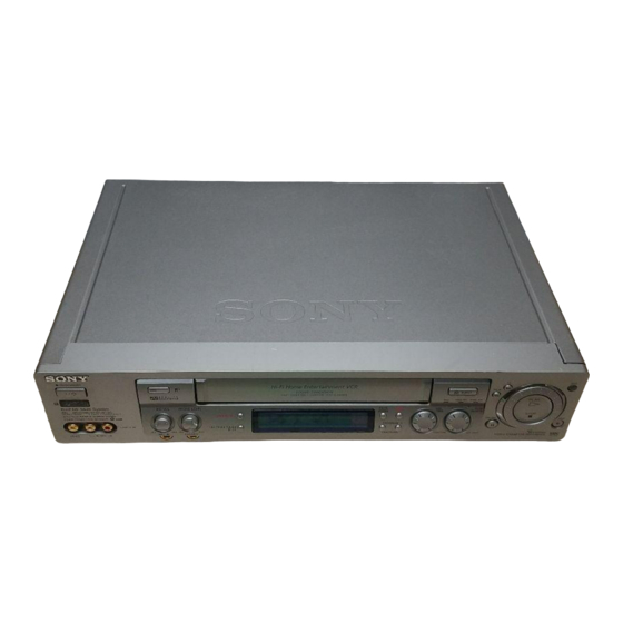 Sony SLV-ME100MI Manuals