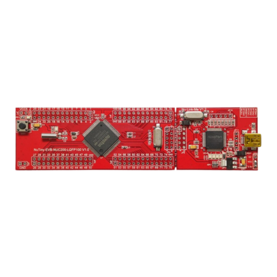 Nuvoton NuMicro NUC200 Series User Manual