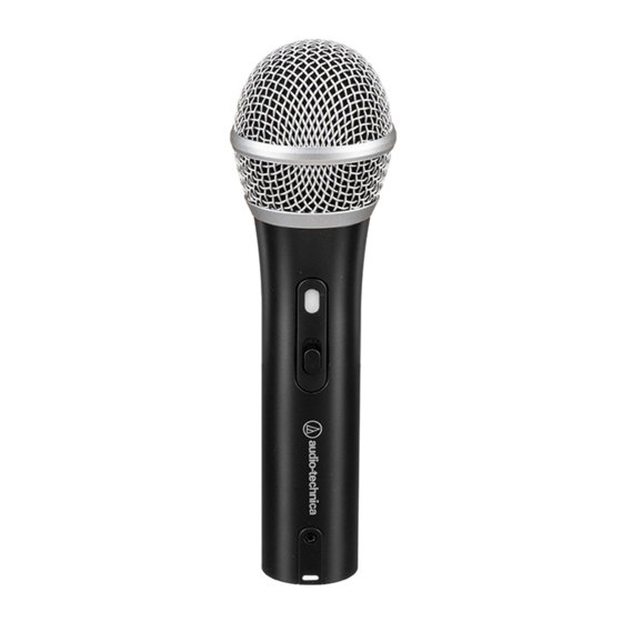 Audio Technica ATR2100x-USB Quick Start Manual