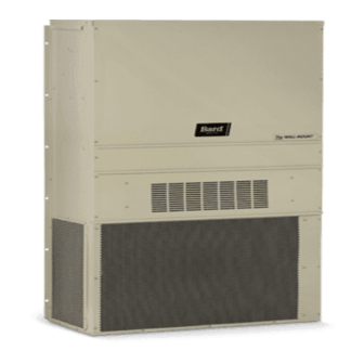 Bard MULTI-TEC W18ABP Series Conditioner Manuals