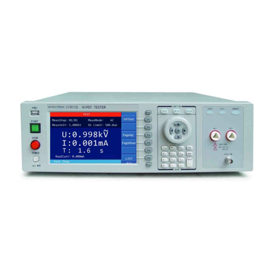 Sourcetronic ST9110/A User Manual