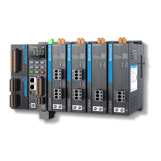 Inovance EtherCAT MD800 Starting Manual