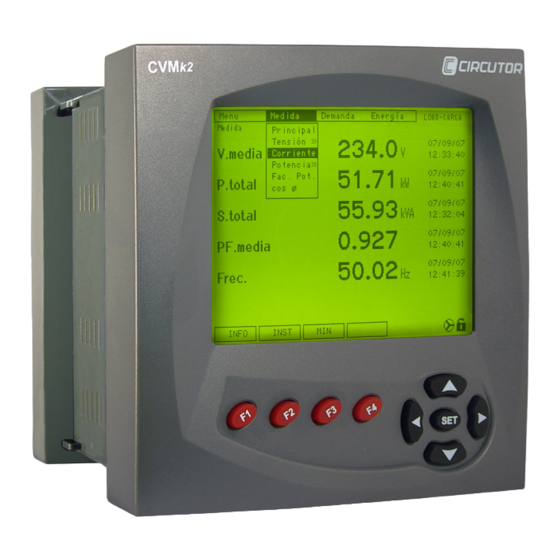 Circutor CVMk2 Manual