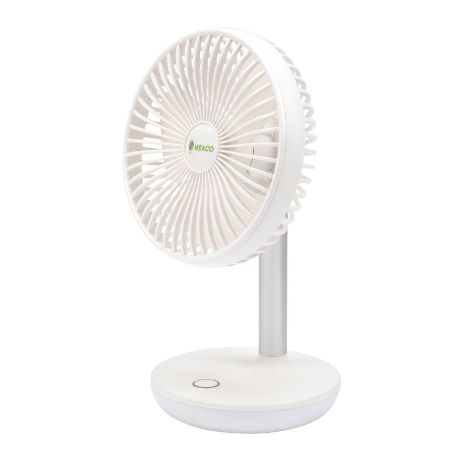 Meaco MeacoFan 260c - Cordless Air Circulator Manual