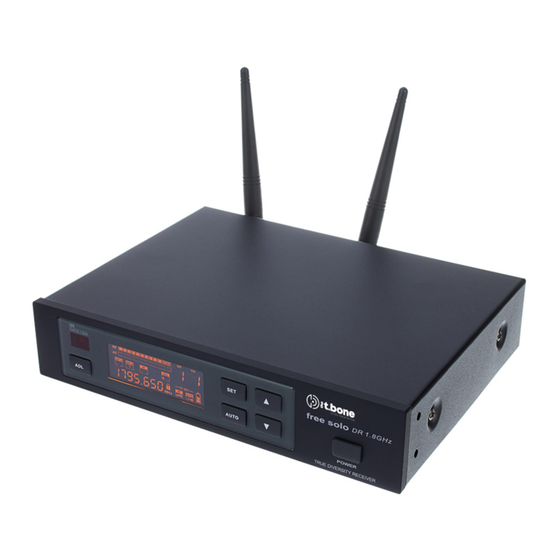 thomann the t.bone free solo PT 1.8 GHz User Manual