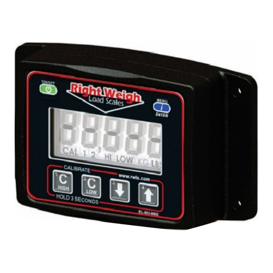 Right Weigh 201-EDG-02 Installation And Operation Manual