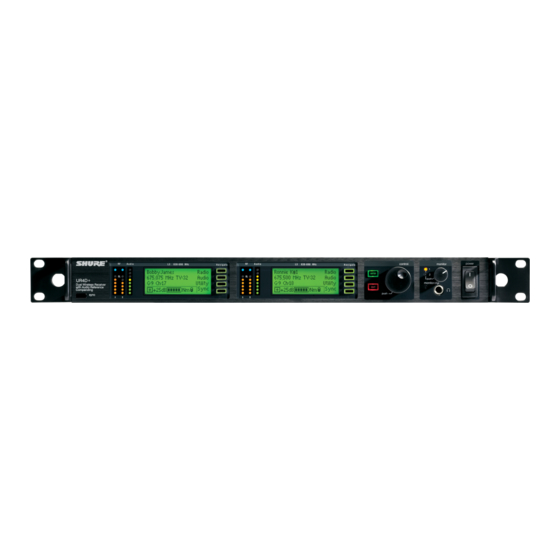 Shure U Series Manuals