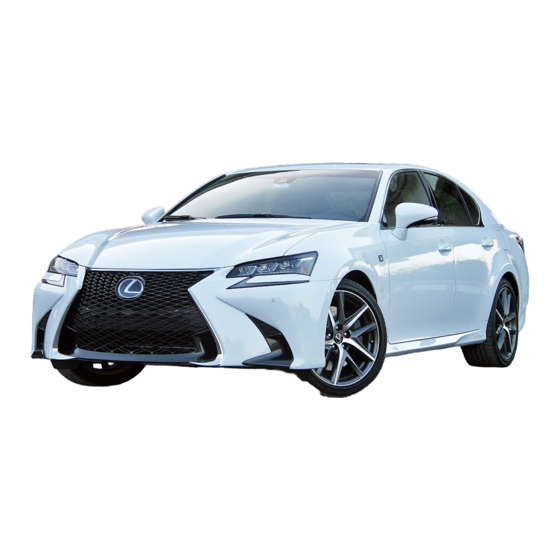 Lexus GS 450h Warranty And Services Manual