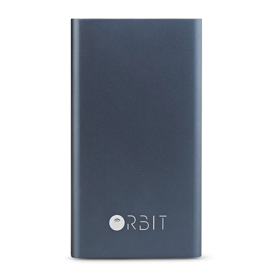 Orbit ORBITPB Instructions
