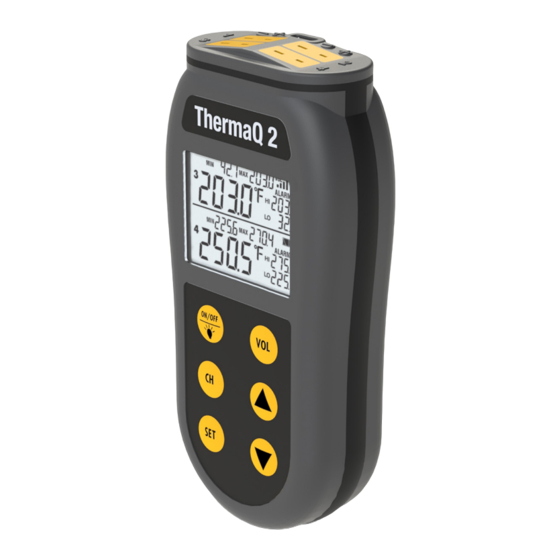 ThermoWorks ThermaQ 2 Operating Instructions