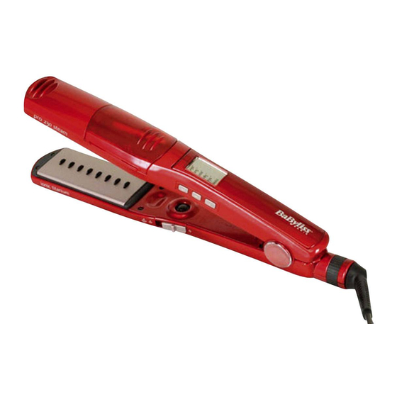 BaByliss Ionic Titanium IPRO 230 Steam Manual