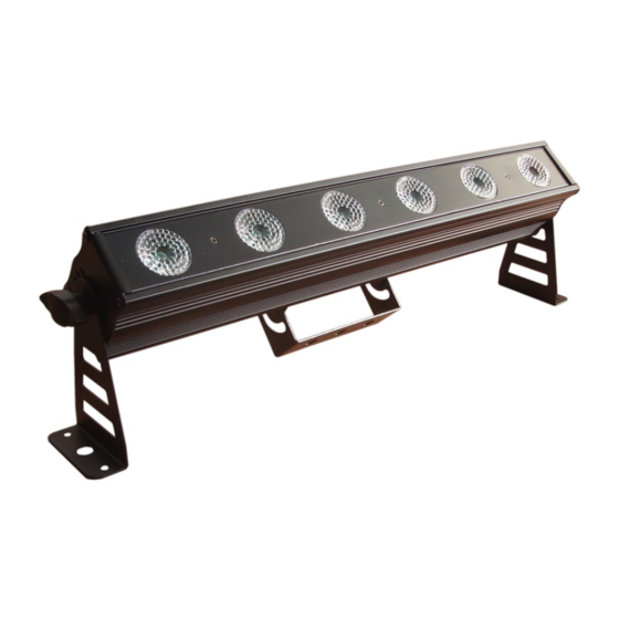 Event Lighting PIXBAR6x12 User Manual