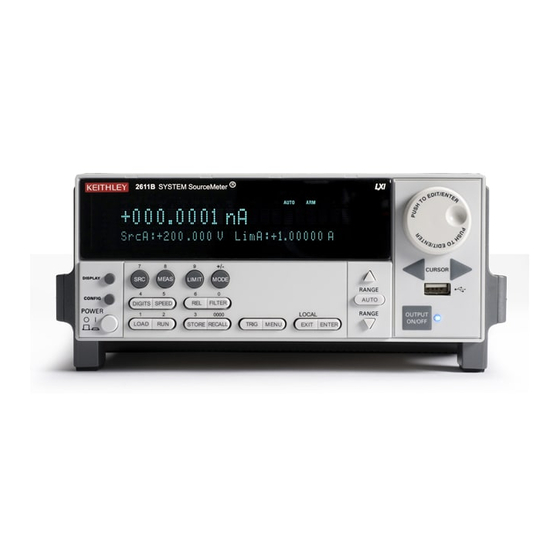 Keithley 2611B Manuals