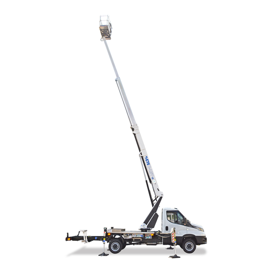 CTE B-LIFT 18 HV Instructions For Use And Maintenance Manual