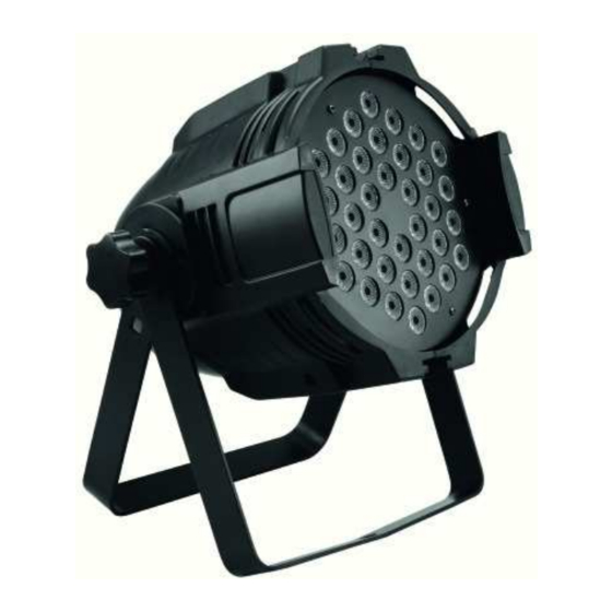 EuroLite LED ML-56 RGB 36x3W Spots Manuals