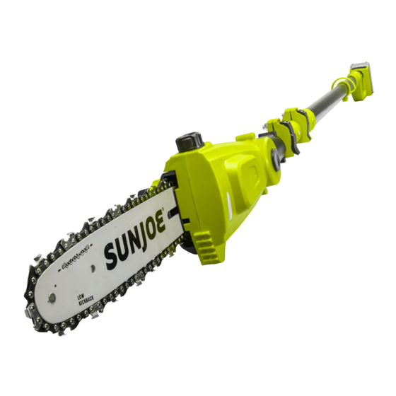 SNOWJOE Sunjoe 24V-PS10-CT-RM Operator's Manual