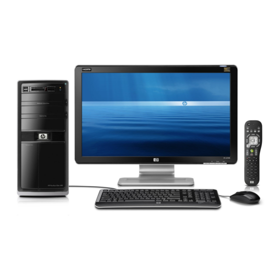 HP Pavilion Elite HPE-510 Desktop PC Manuals