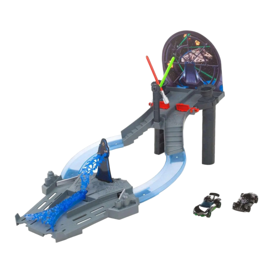 Mattel HotWheels Disney STAR WARS THRONE ROOM RACEWAY Instructions Manual