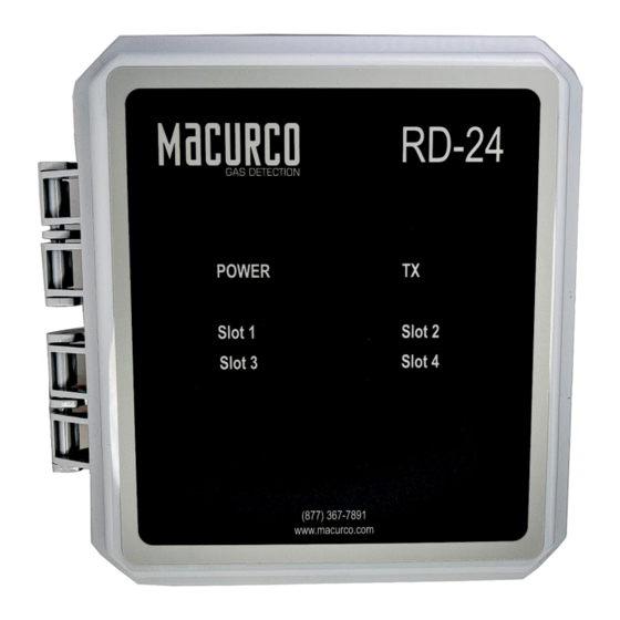 Macurco RD-24 Manuals