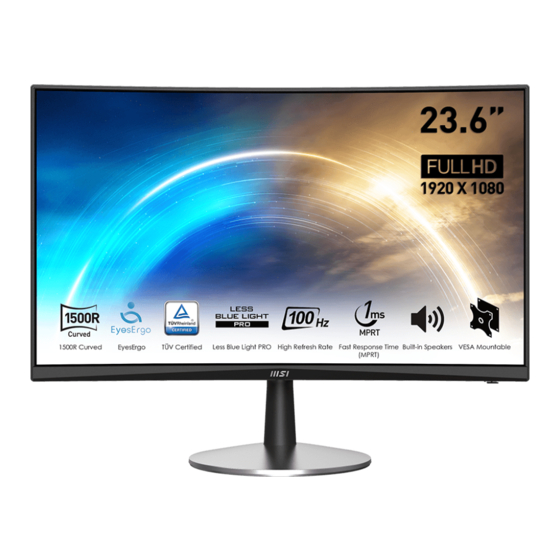 MSI MP2422C Manuals