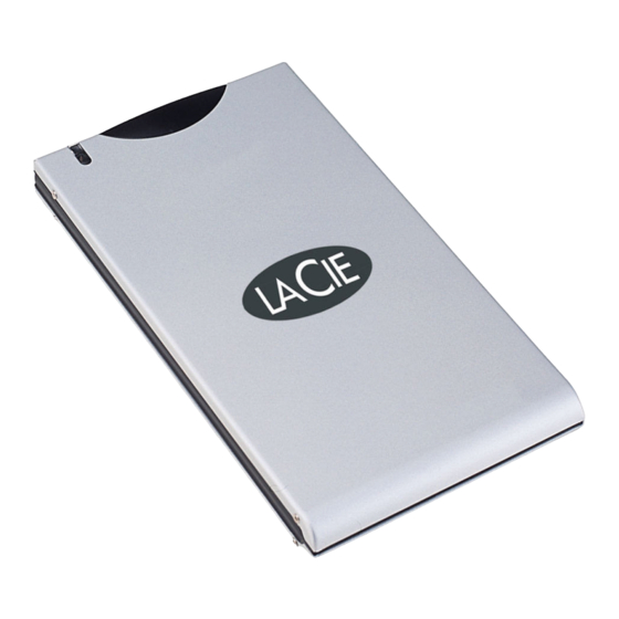 LaCie Mobile Drive Manual