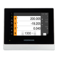 HEIDENHAIN ND 7000 Operating Instructions Manual