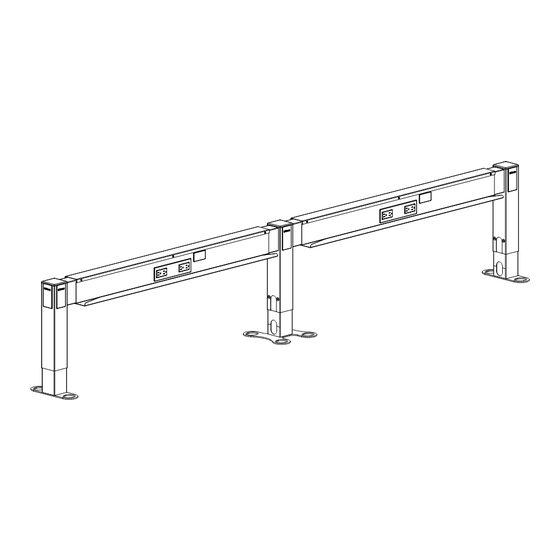 Uplift Desk Power & Data Rail Manuals