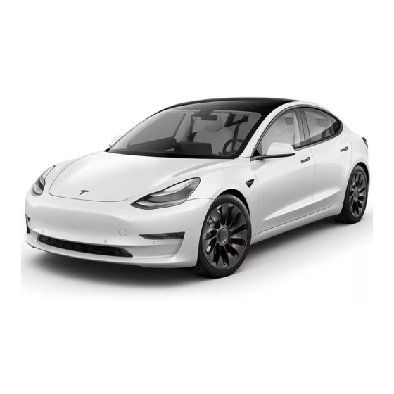 Tesla MODEL 3 Owner's Manual