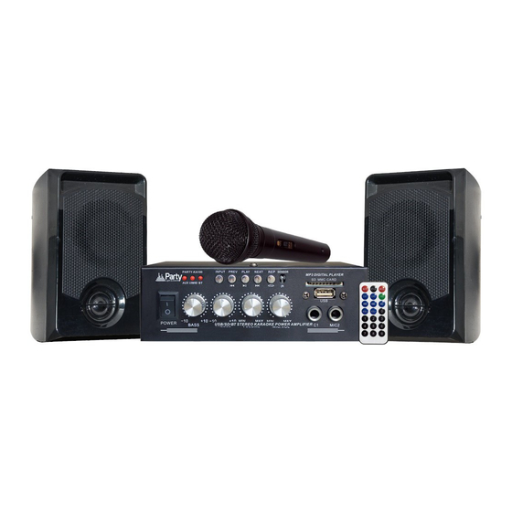 Party Light & Sound PARTY-KA100 User Manual