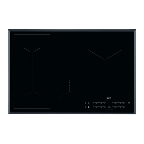 User Manuals: AEG IKE84441FB Induction Hob