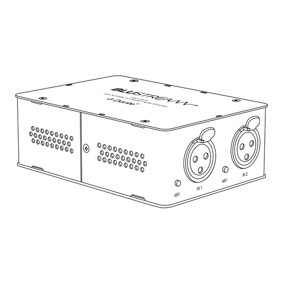BluStream DA11XLR Quick Reference Manual