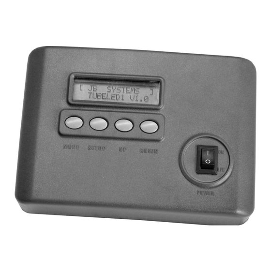 JB Systems TUBELED Operation Manual