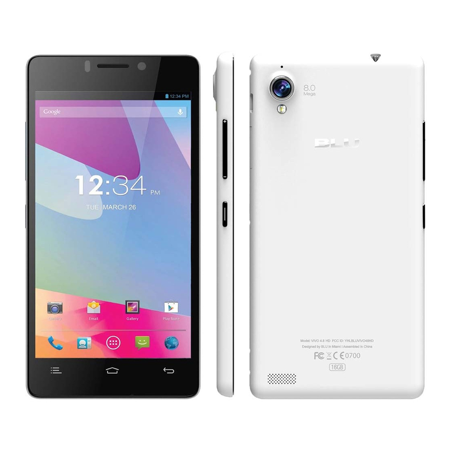 Blu VIVO 4.8 Manuals