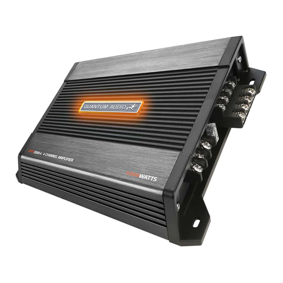 Quantum Audio QPX2000.4 Owner's Manual