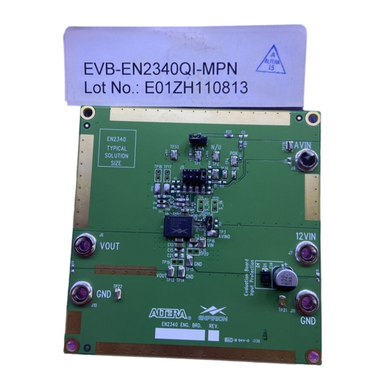 Altera Enpirion EN2340QI User Manual
