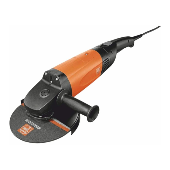 Fein WSG20-180 Series Instruction Manual