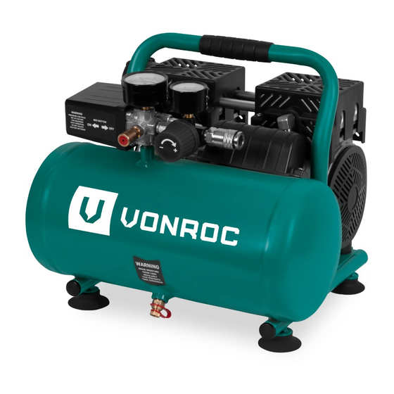 VONROC CR504AC Silent Air Compressor Manuals