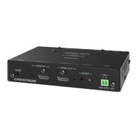 Crestron HD-CTL-101 Product Manual