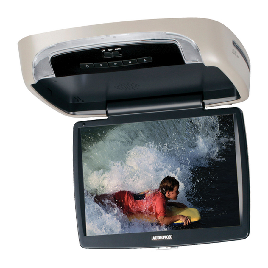 Audiovox Mobile Video VOD100 Operation Manual
