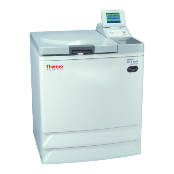 Thermo Scientific RC 6 Plus Operation Instructions Manual
