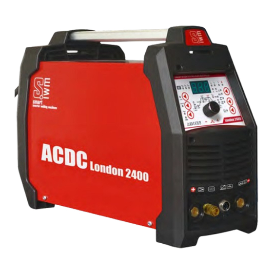Vector Welding London2400 Operating Instructions Manual