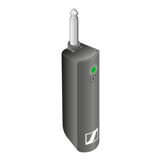 Sennheiser XS Wireless Digital Quick Manual