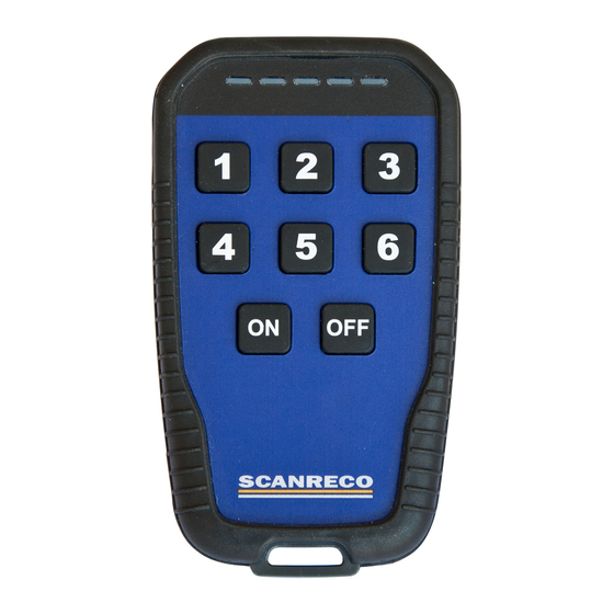 Scanreco G5 Pocket System Instruction Manual