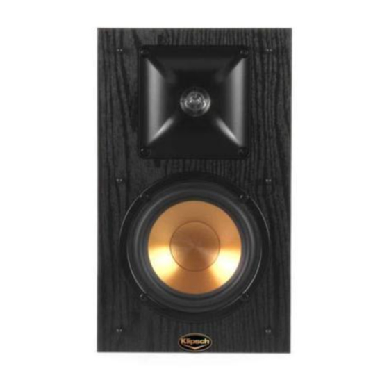 Klipsch Synergy Black Label B100 Owner's Manual