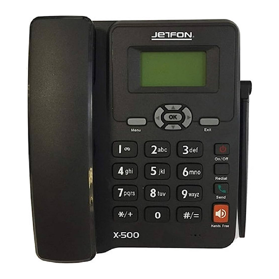 JETFON X-500 Manuals