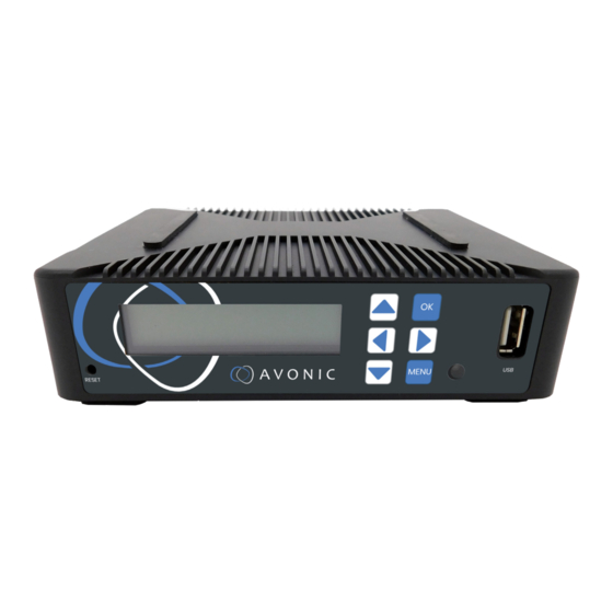 Avonic AV-REC200 Manual