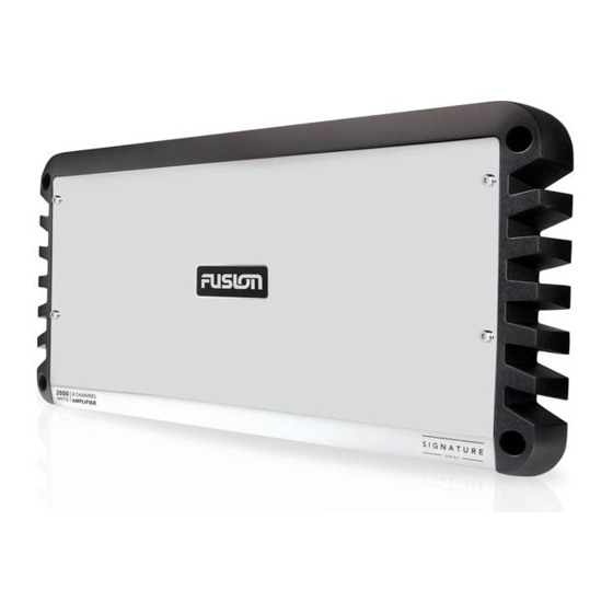 Fusion SG-DA82000 Installation Instructions Manual