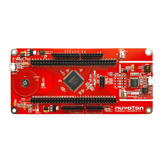 Nuvoton NuMaker-M258KG User Manual